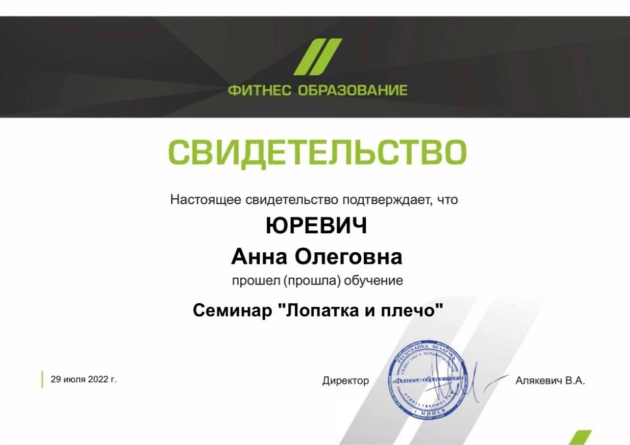 Лопатка и плечо